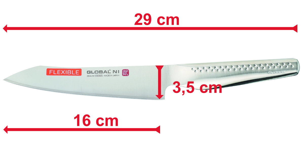 Global Ni GNM 4 Tranchiermesser