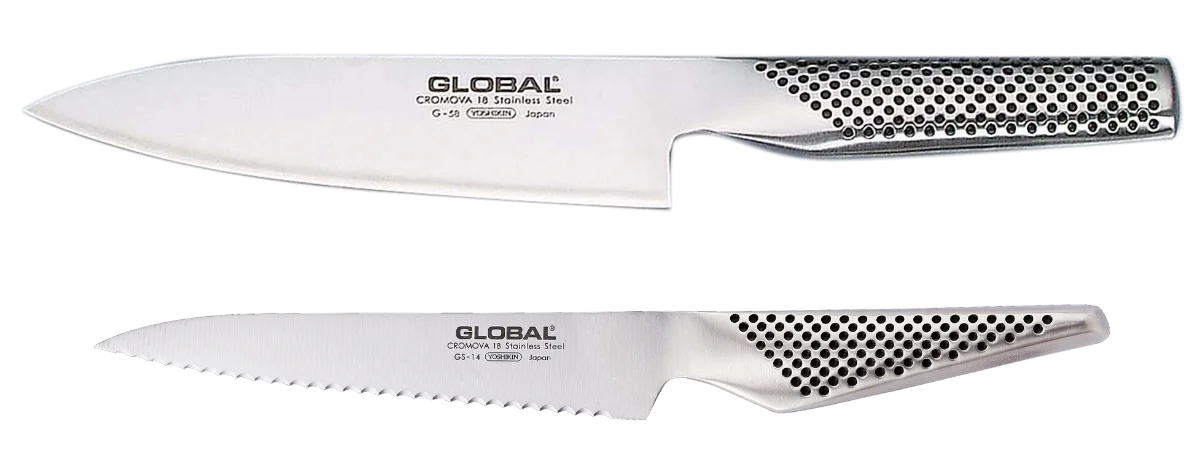 Global G-5814R Messerset zweiteilig mit G-58 und GS-14R Messerset G-5814 Yoshikin