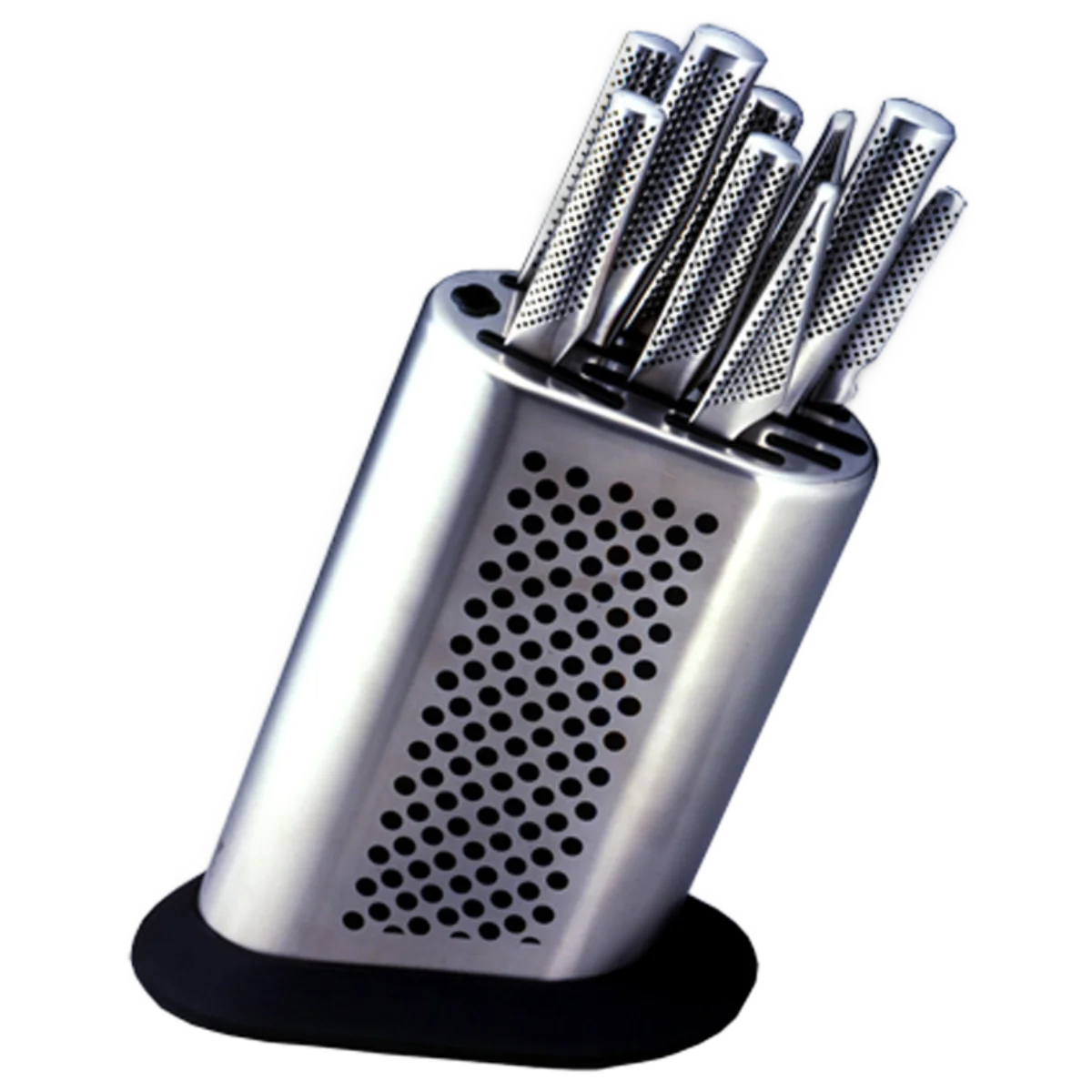 Global G-8311/KB/BDR Messerblock mit 10 Messern und Schleifstab Global G-8311/KB/BDR Messerblock mit 10 Messern und Schleifstab