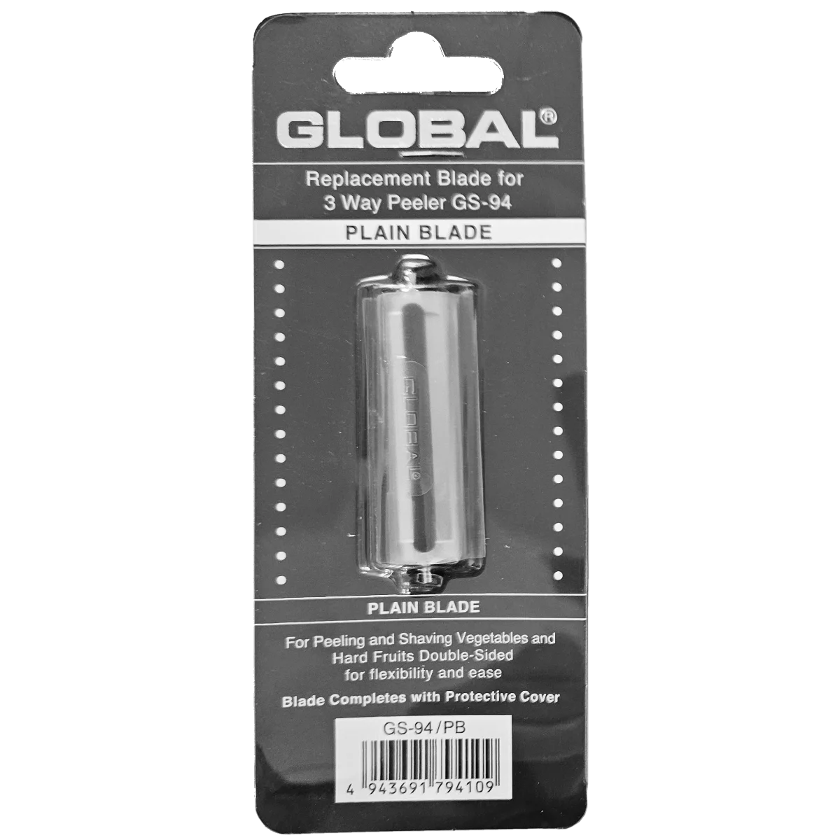 Global GS-94/PB Ersatzklinge Glatt für Sparschäler GS-94 Global GS94PB Klinge Sparschäler
